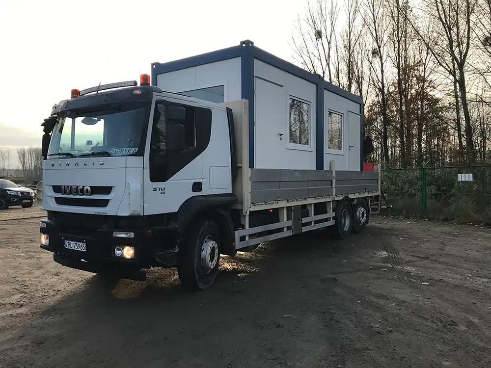 Transport HDS - przewóz kontenera